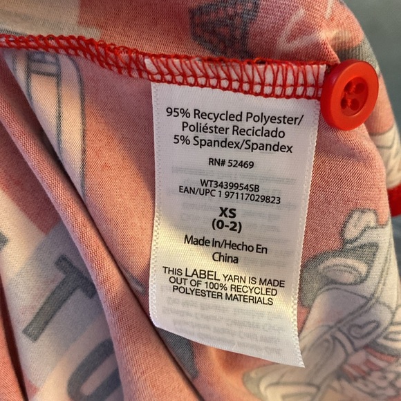 ***NWT*** PATRIOTIC FOURTH OF JULY JUNIORS PAJAMA SHORT SET - Picture 10 of 11